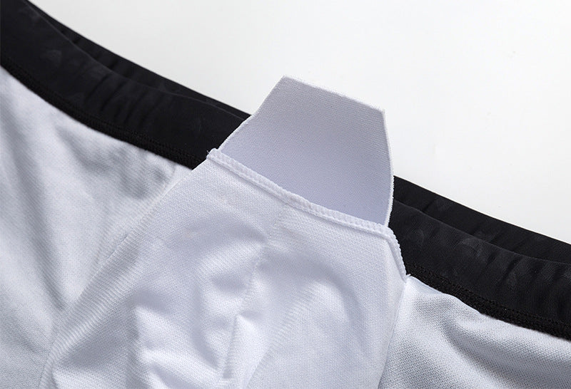 Mens Boxer Style Swim Trunks