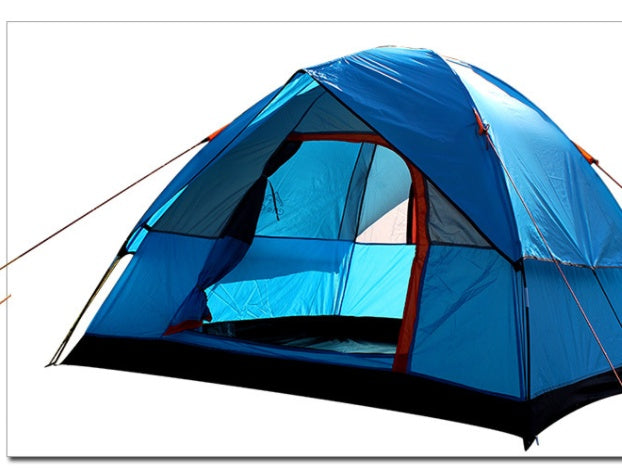 Double Deck Family Outdoor Camping Travel Tent