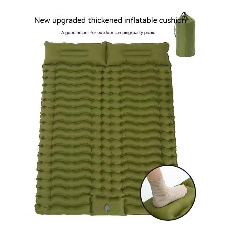TPU Thickened Double Air Mattress Outdoor Sleeping Mat