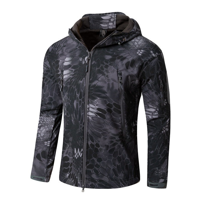 Outdoor Jacket Warm Camouflage Winter