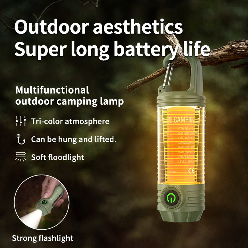 Outdoor LED Camping Tent Light With Hanging Hook