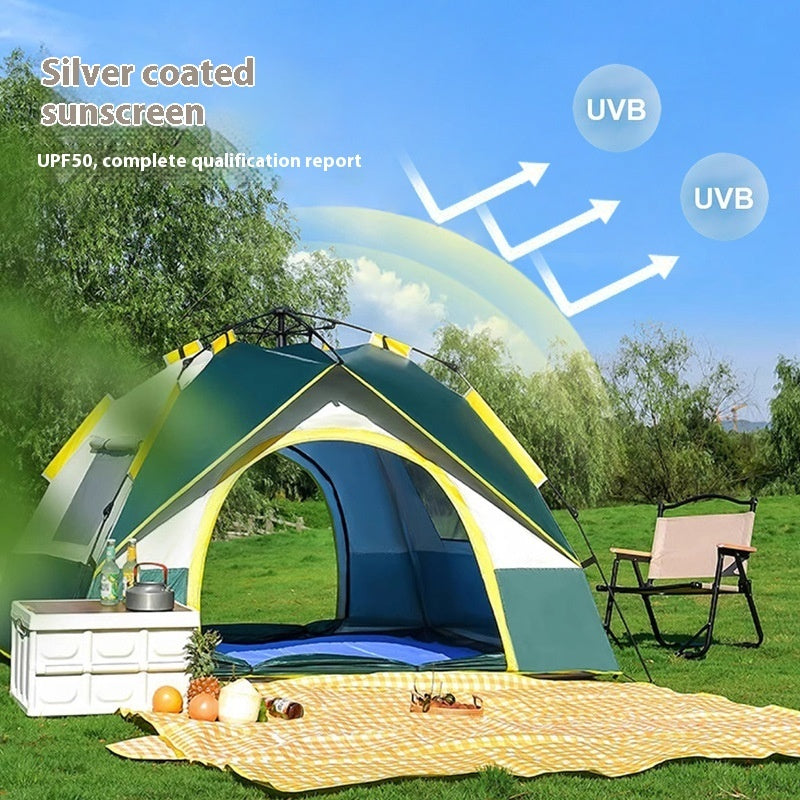 3-4 Person Automatic Pop-Up Camping Tent