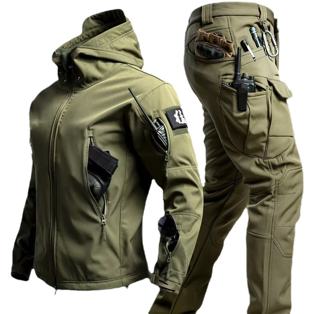 Outdoors Shell Jacket Suit For Men