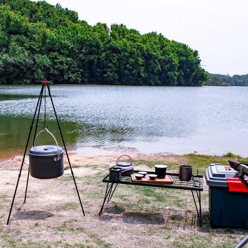Portable Tripod Hanging Pot Rack