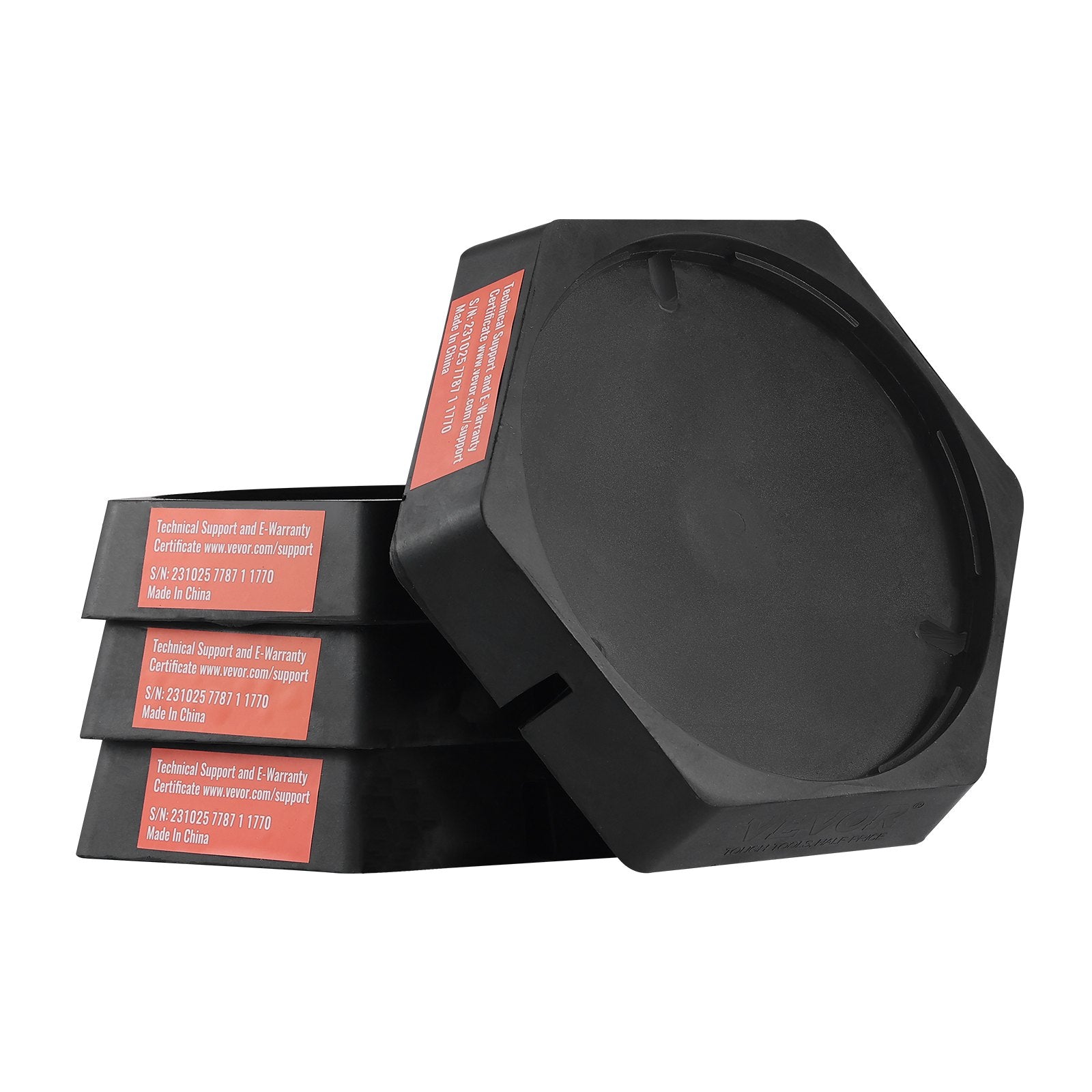 RV Leveling Pads 9 Inch Round Landing Feet 4-Pack