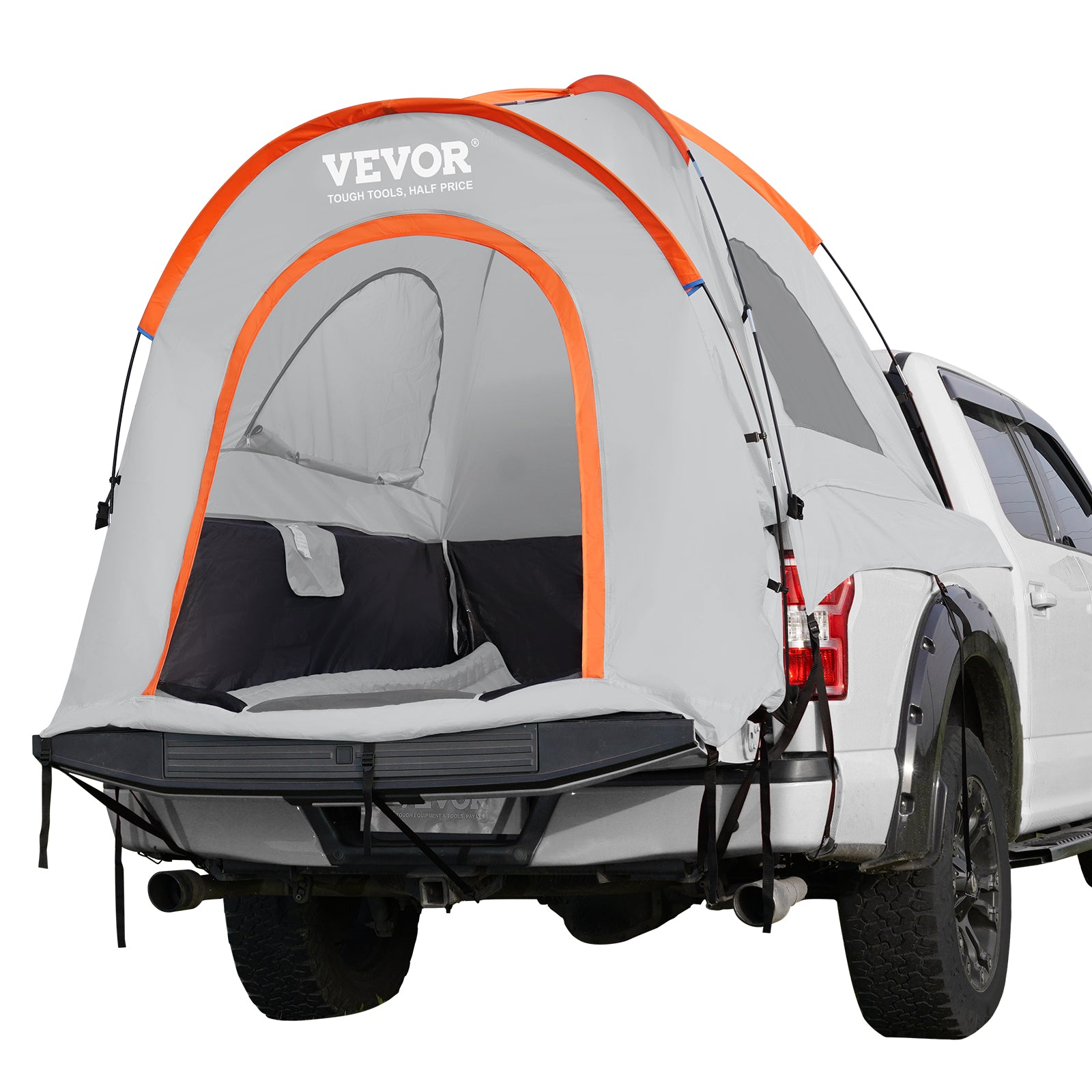VEVOR Truck Bed Tent 6.4–6.7 Ft Waterproof Double Layer 2–3 Person