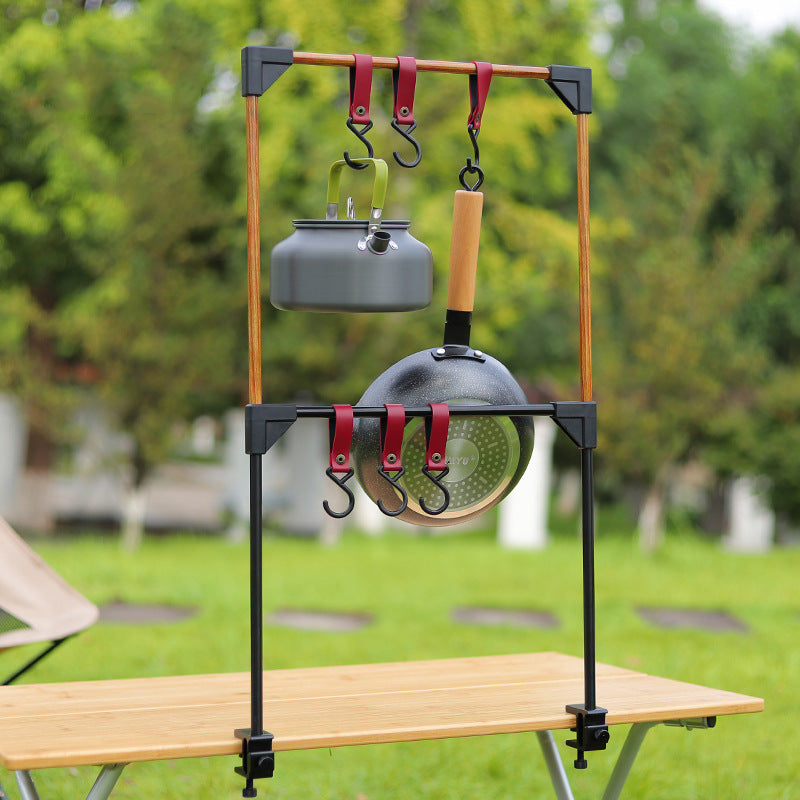 Small Hanging Rack with Adjustable Base Clamp