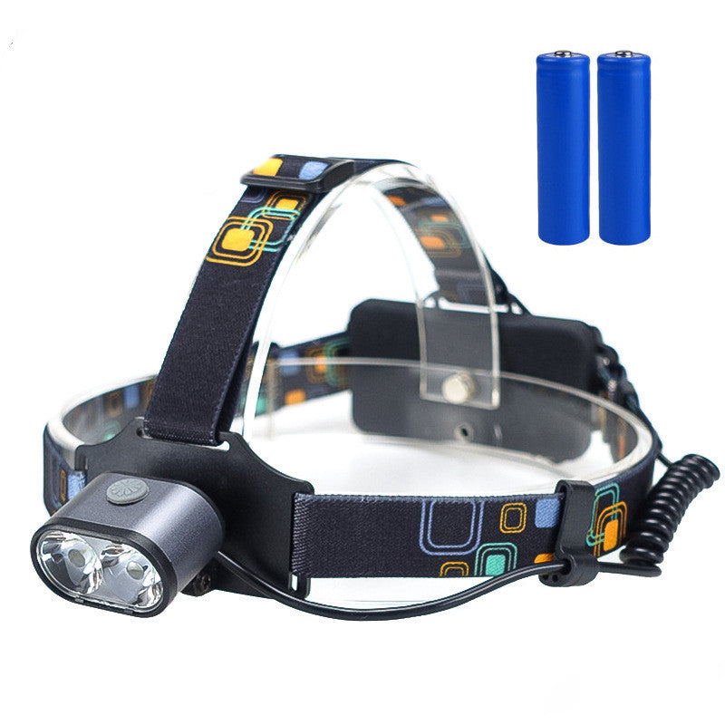 LED USB Rechargeable Headlamp Head-Mounted Outdoor Light