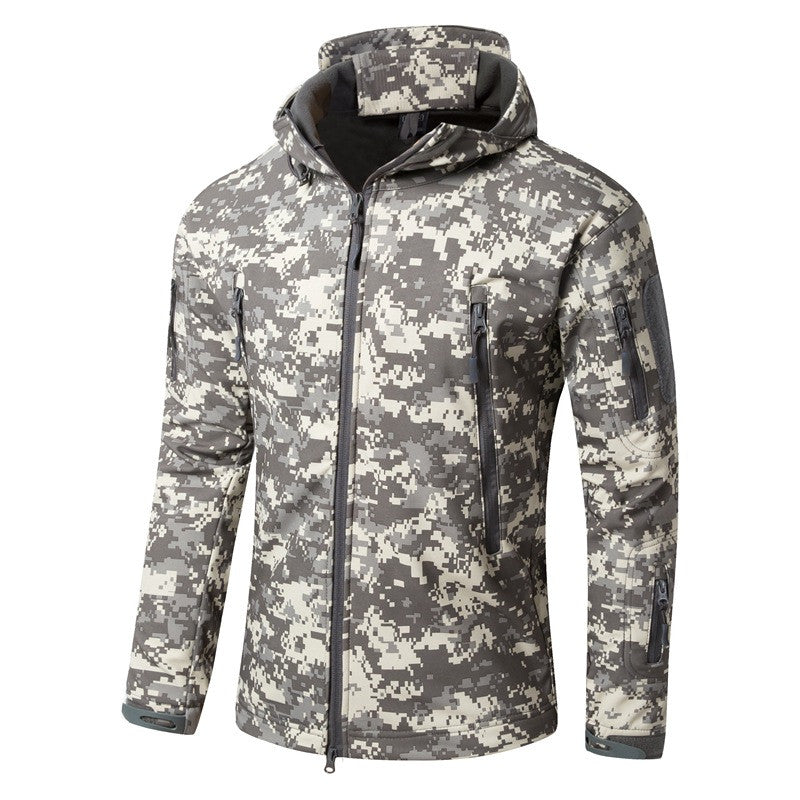 Outdoor Jacket Warm Camouflage Winter