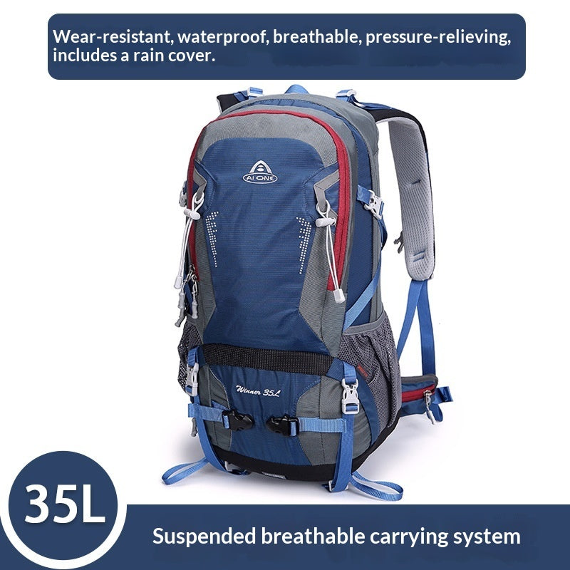 Unisex 35-Liter High-Capacity Backpack