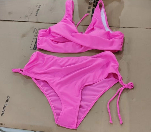 Fashion Strappy Women Bikini Swimsuit