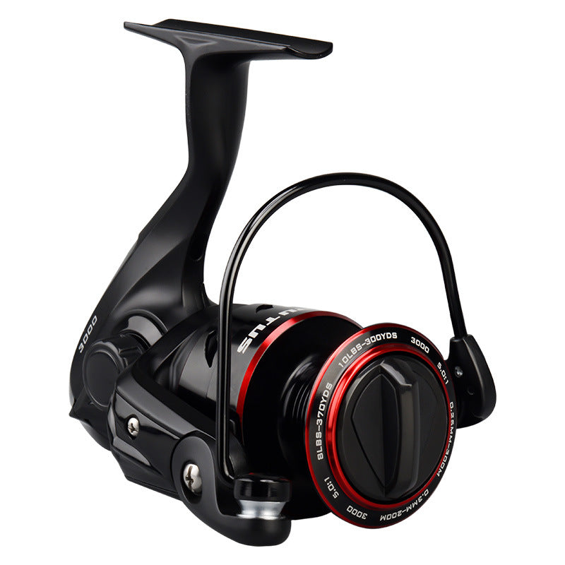 All Metal Spinning Reel Telescopic Fishing Rod Combo Lure Fishing Set
