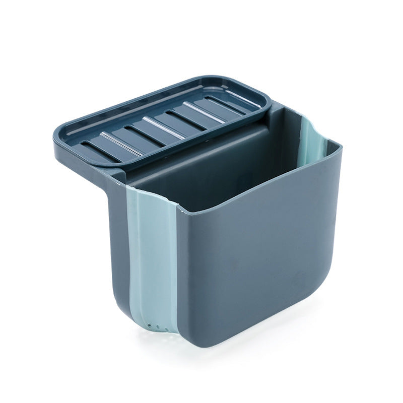 Kitchen Sink Strainer Basket With Suction Cup Drainer Rack