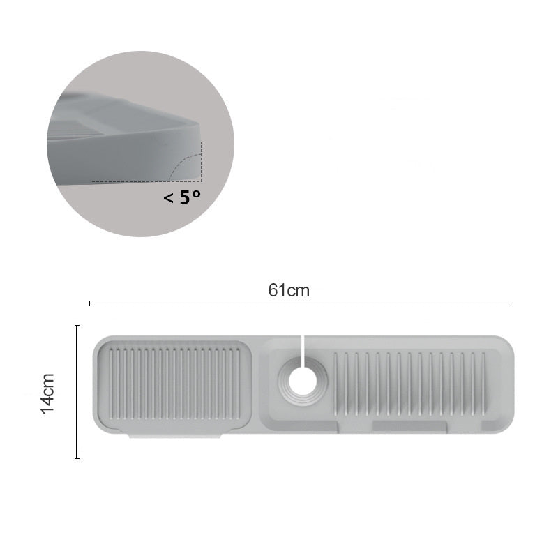 Silicone Anti Skid Faucet Drain Pad