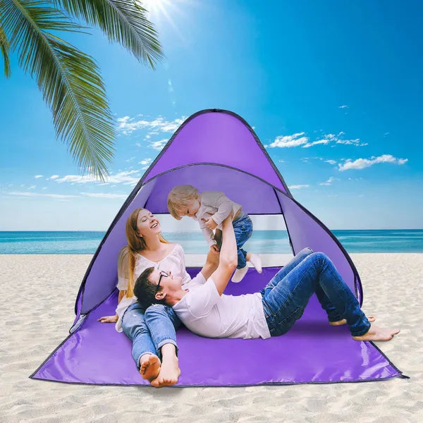 Beach Tent Shade Shelter Anti UV Waterproof Automatic Canopy Tent