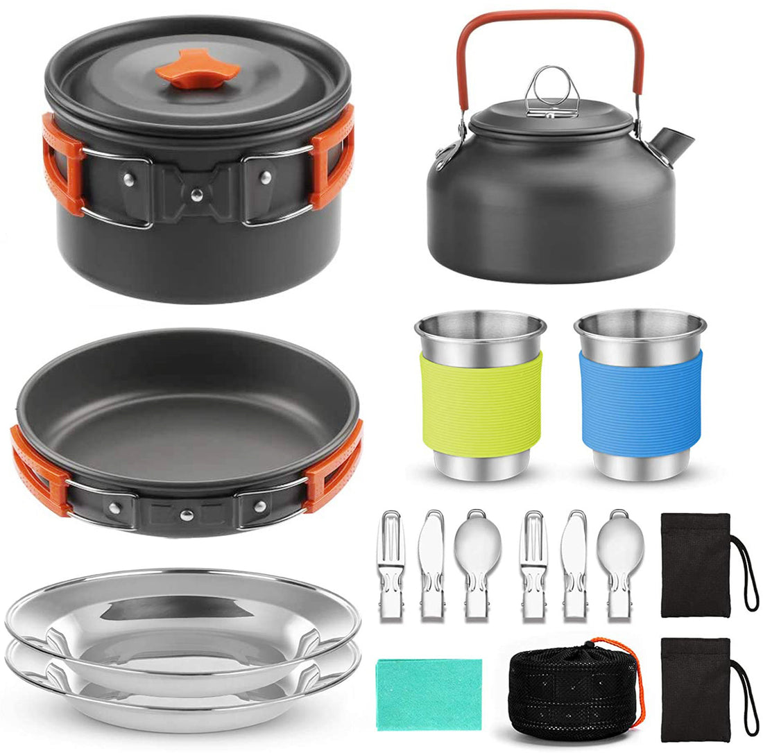 Camping Combination Pot Set with Teapot